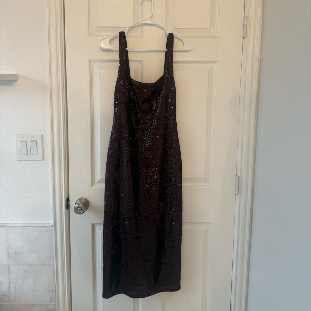 Camila Coelho Vida midi Dress in oxblood